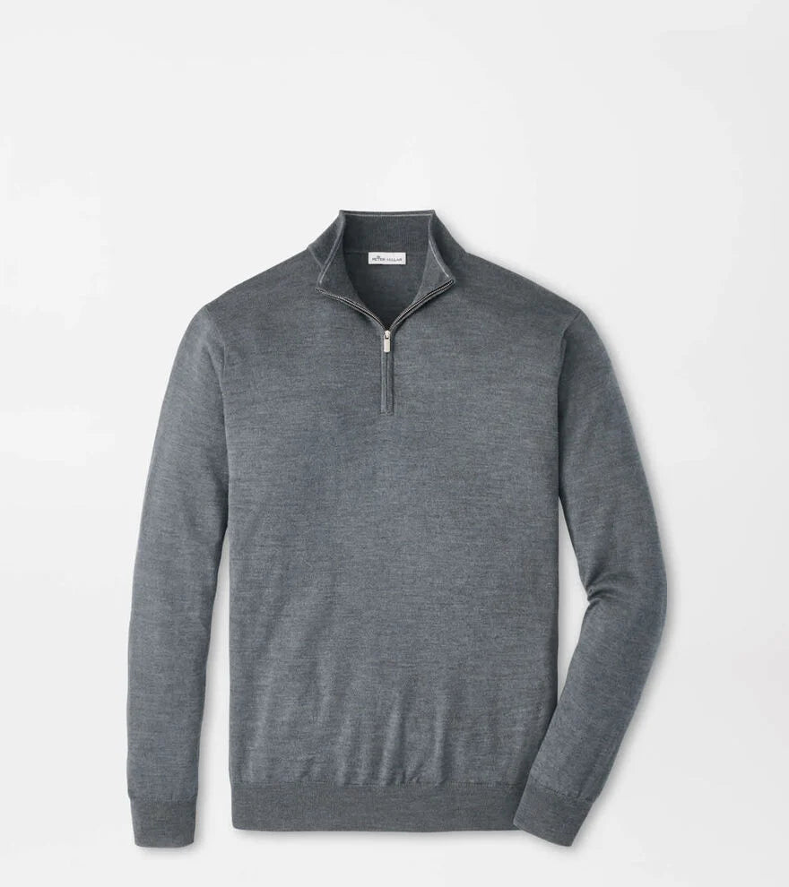 Autumn Crest Quarter Zip Charcoal