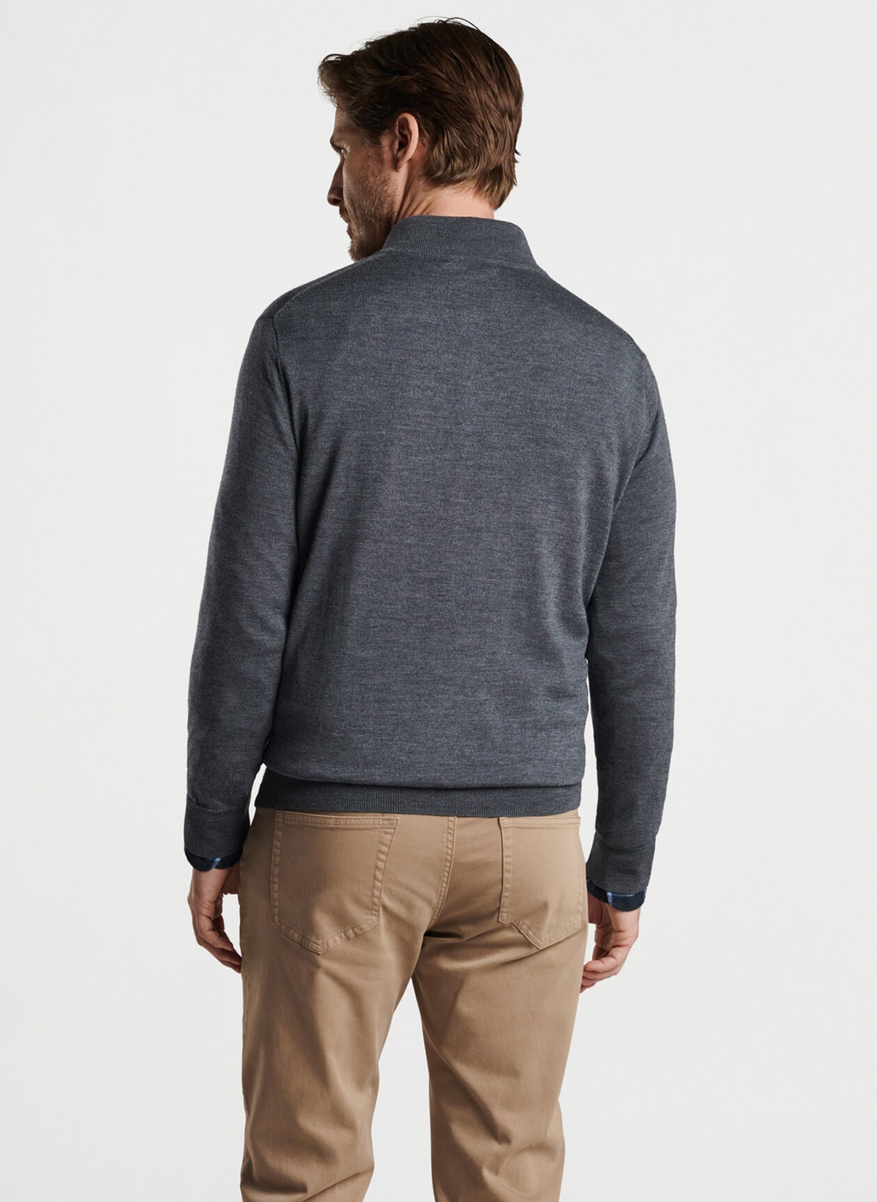 AUTUMN CREST QUARTER ZIP CHARCOAL