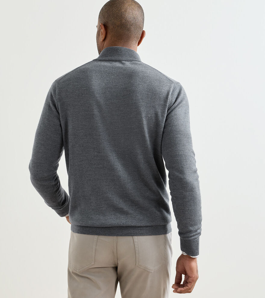 Autumn Crest Quarter Zip Charcoal