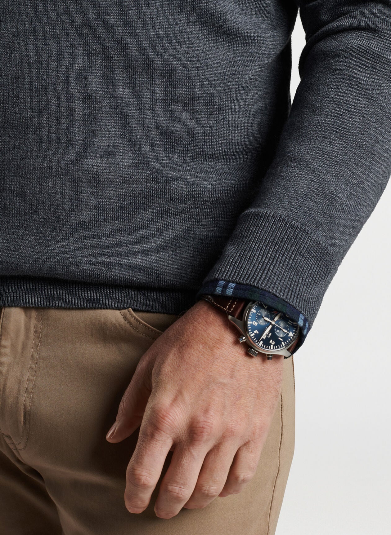 AUTUMN CREST QUARTER ZIP CHARCOAL