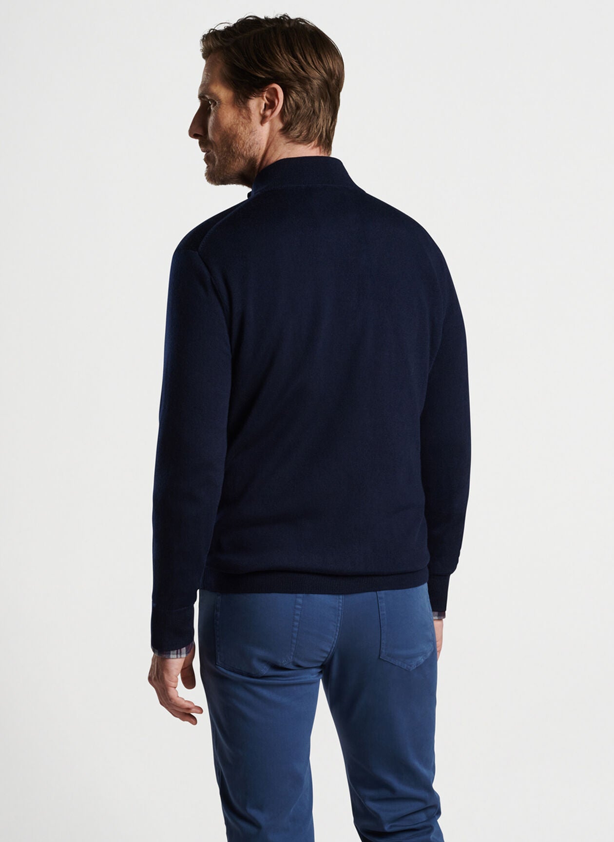 AUTUMN CREST QUARTER ZIP NAVY