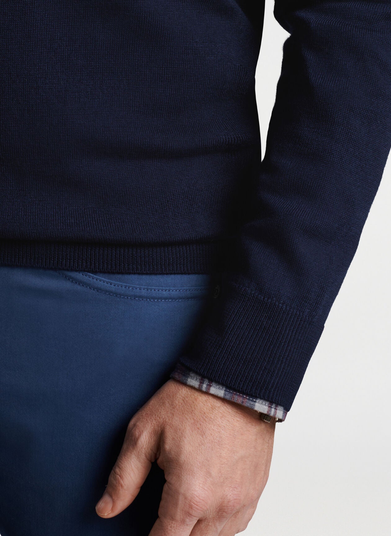 AUTUMN CREST QUARTER ZIP NAVY