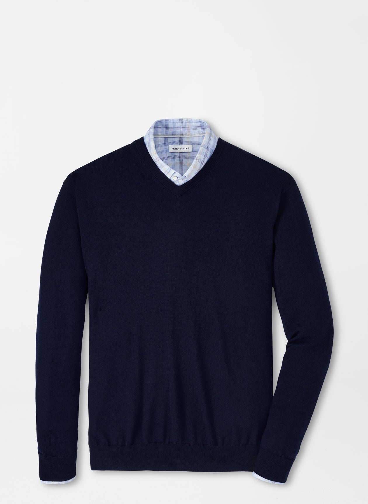 Autumn Crest V-Neck Navy