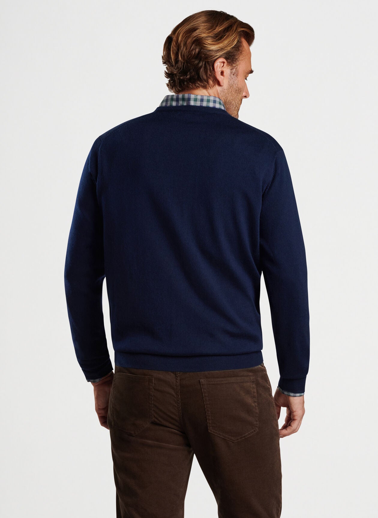 AUTUMN CREST V-NECK NAVY
