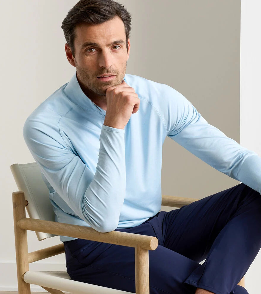 Stealth Performance Quarter-Zip BLUE FROST