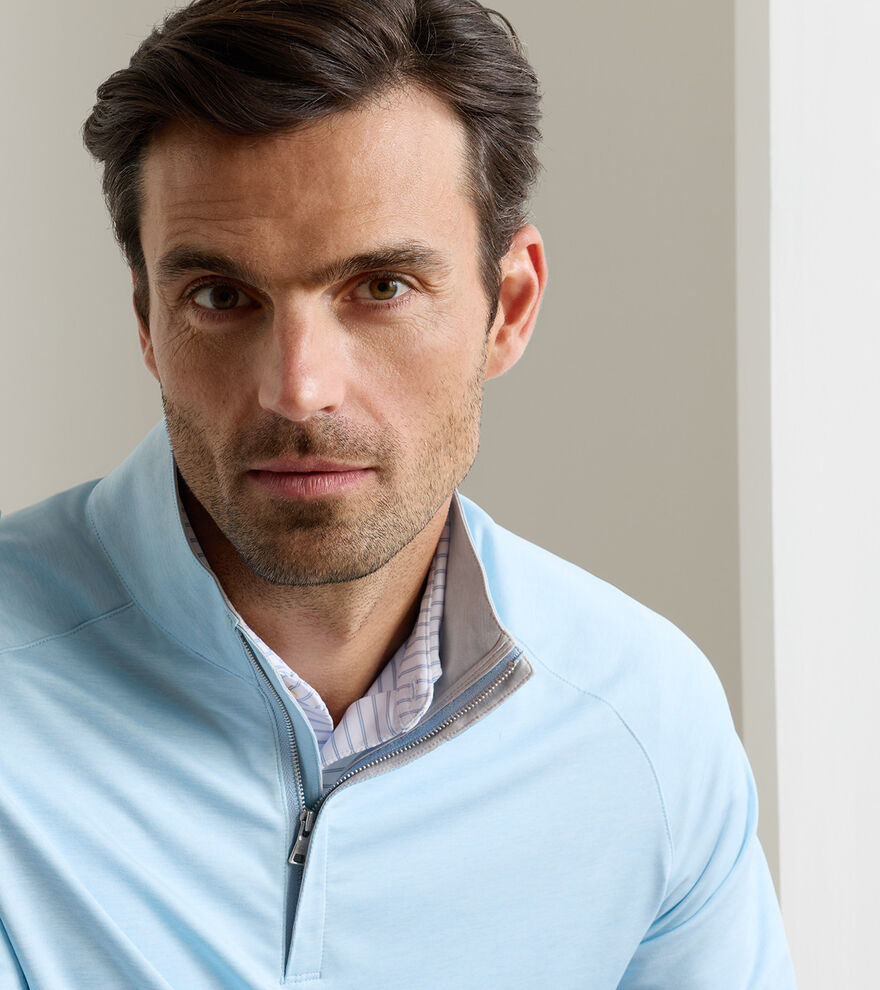 Stealth Performance Quarter-Zip BLUE FROST