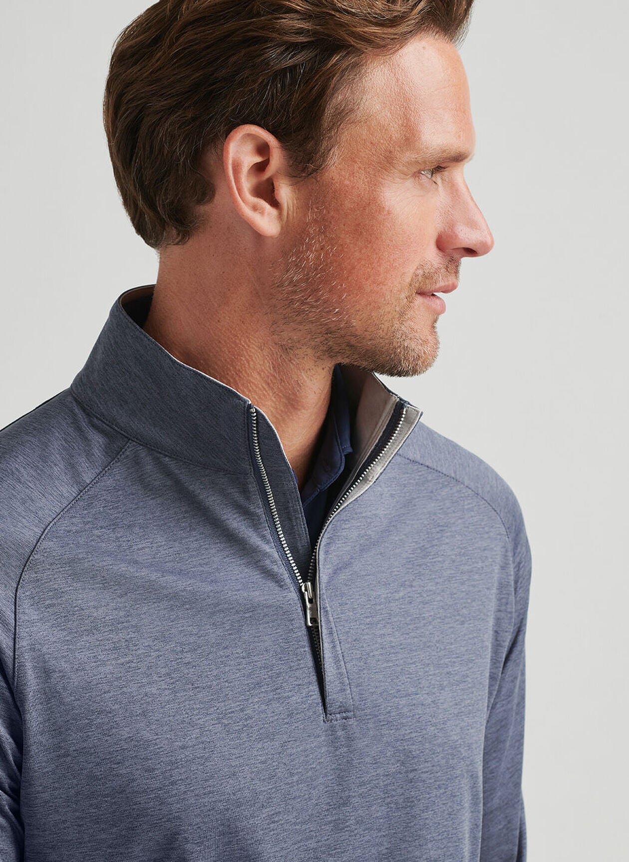 Stealth Performance Quarter-Zip Steel