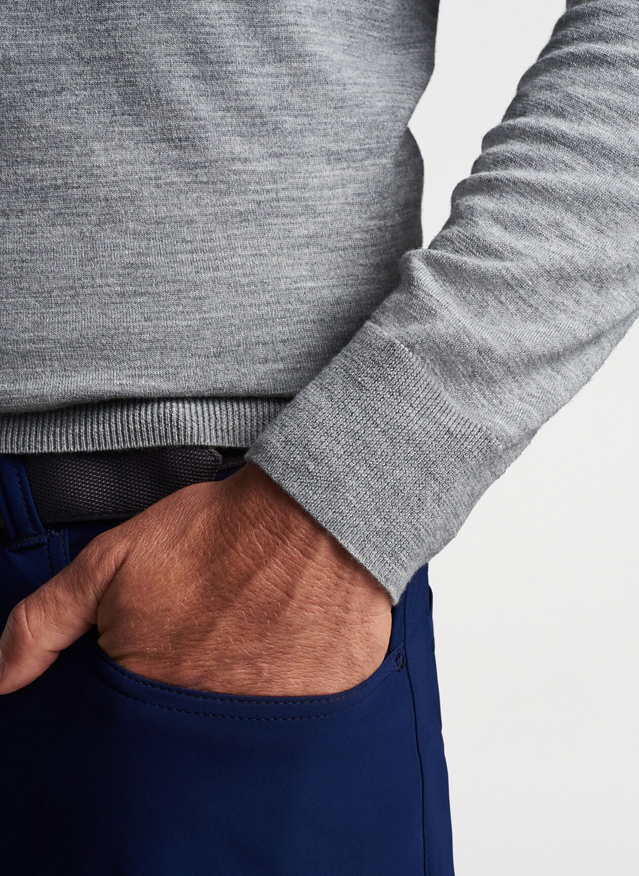 EXCURSIONIST FLEX POPOVER HOODIE GALE GREY