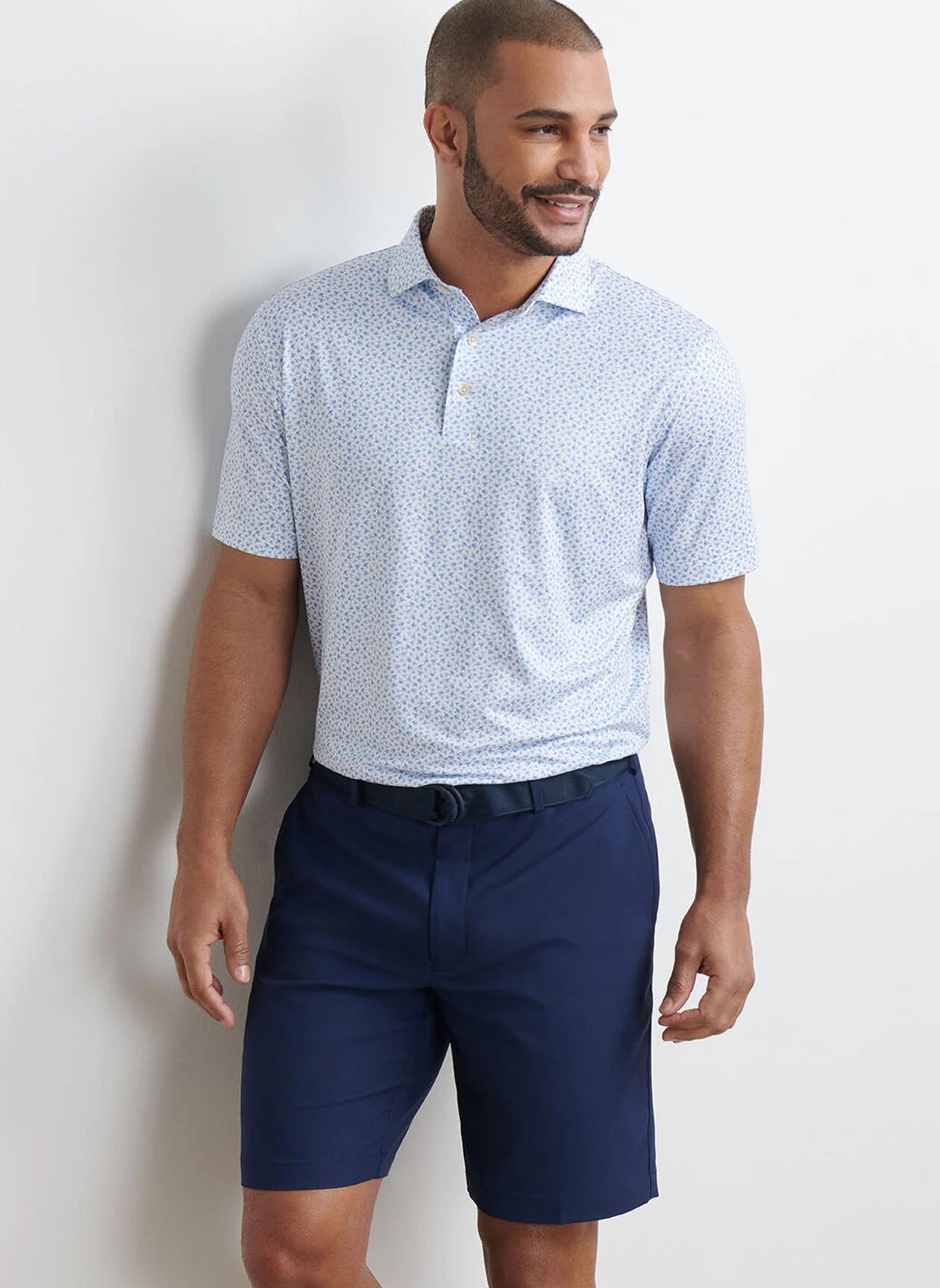 Finch Performance Jersey Polo White