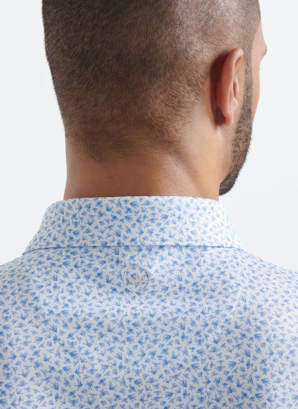 Finch Performance Jersey Polo White