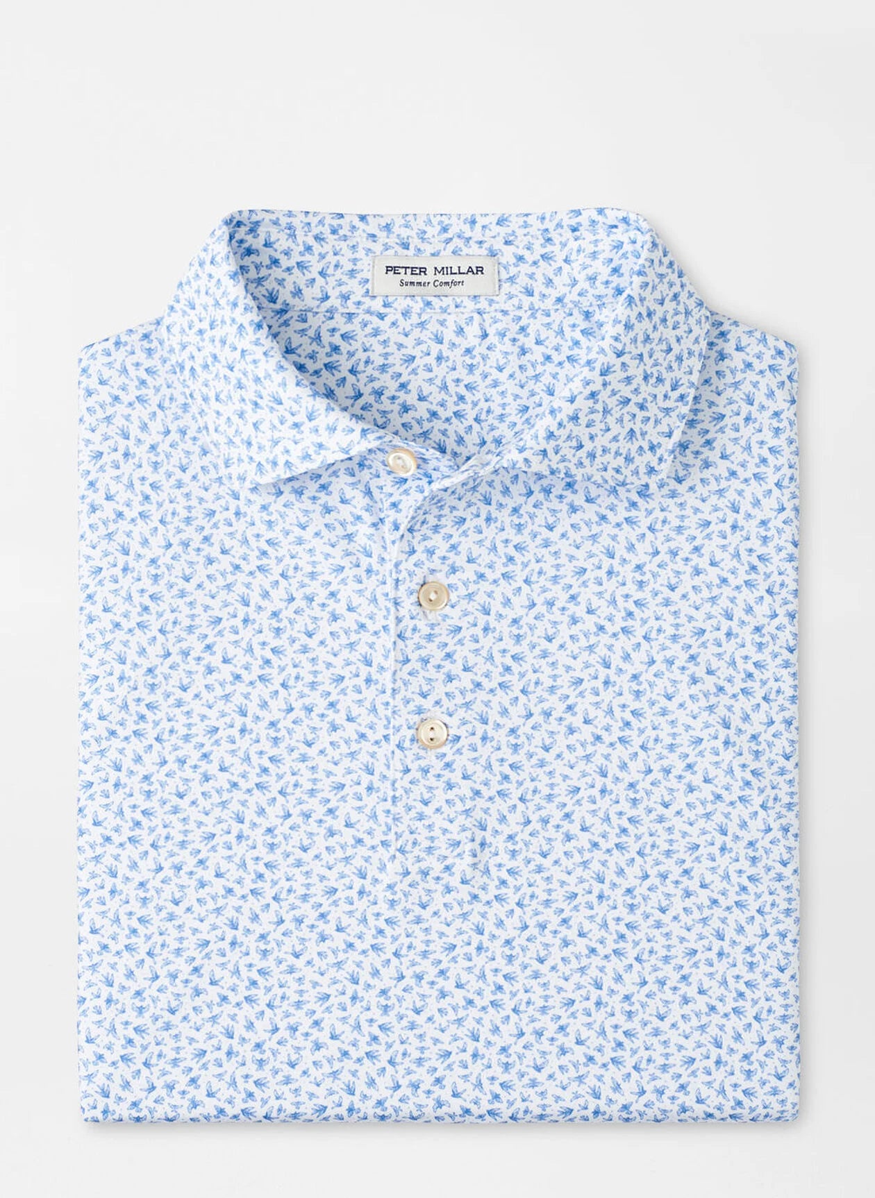 Finch Performance Jersey Polo White