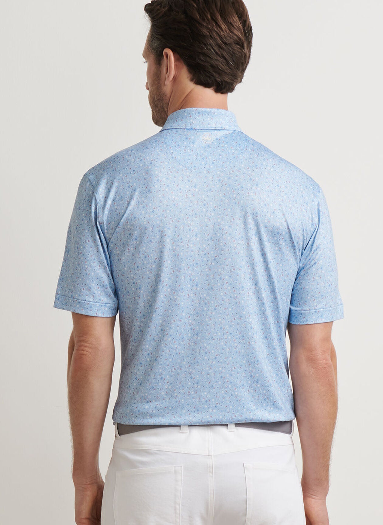 Day Of The Dead Performance Jersey Polo Cottage Blue