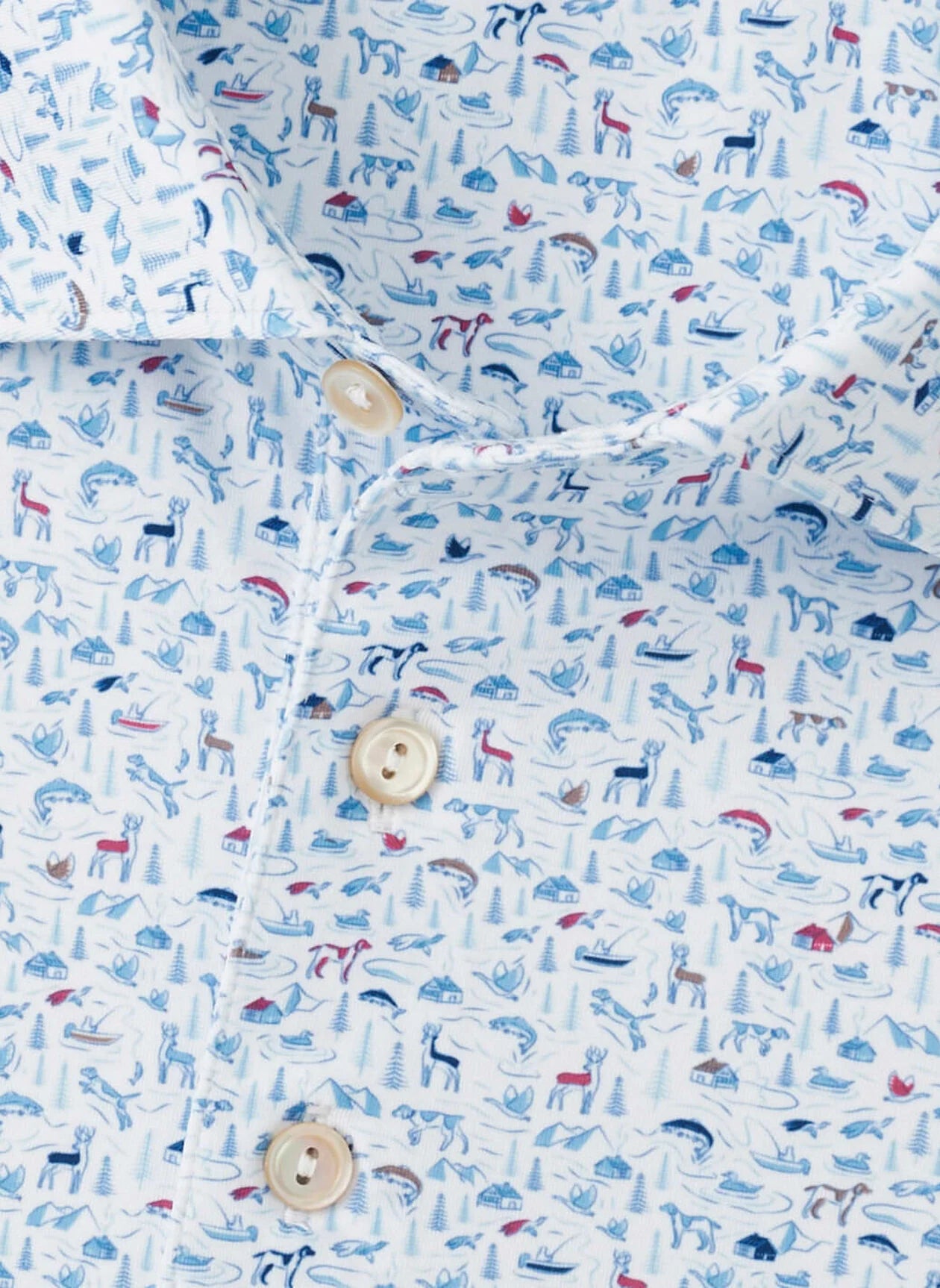 On The Hunt Performance Jersey Polo White
