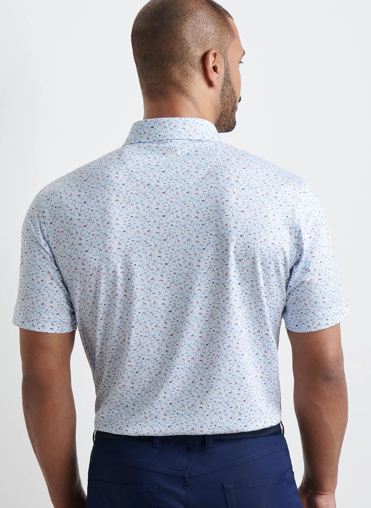 On The Hunt Performance Jersey Polo White