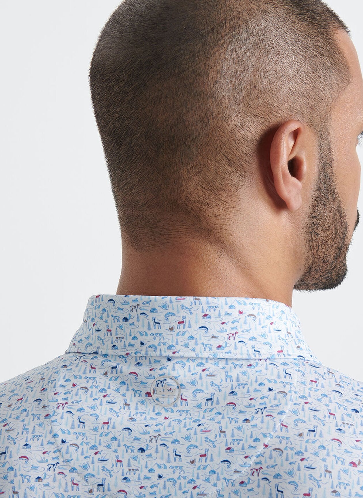 On The Hunt Performance Jersey Polo White