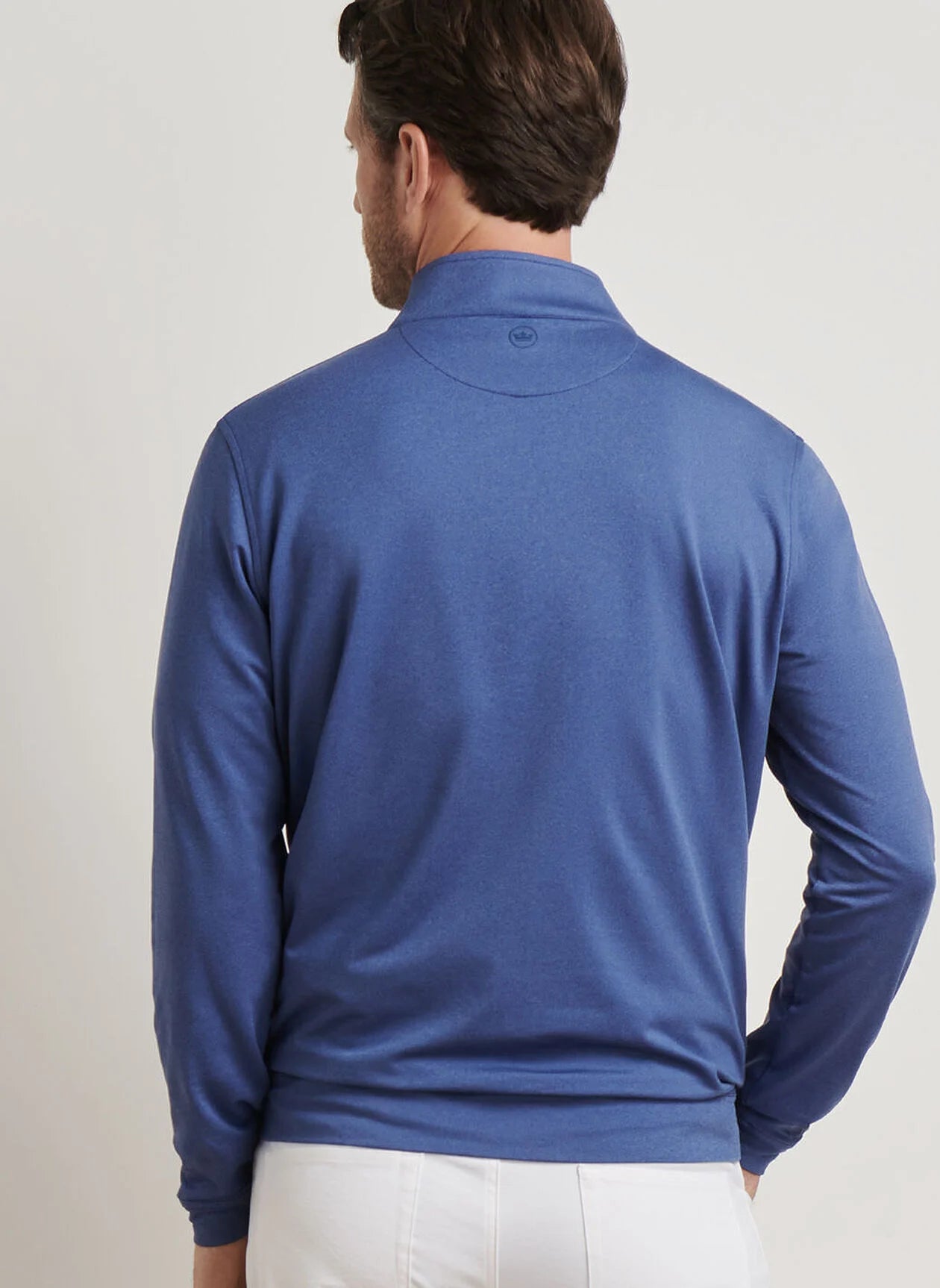 Perth Mélange Performance Quarter-Zip SPORT NAVY