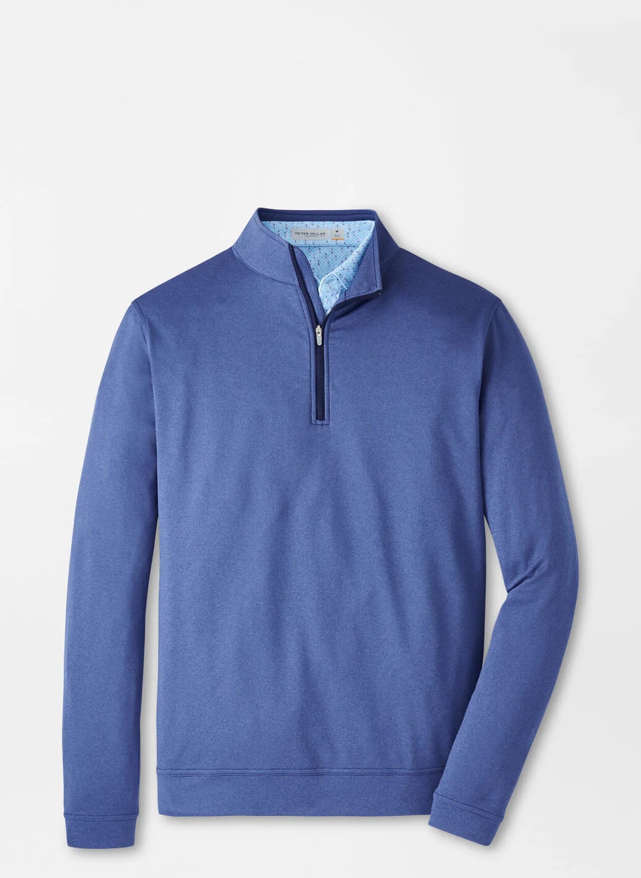 Perth Mélange Performance Quarter-Zip SPORT NAVY