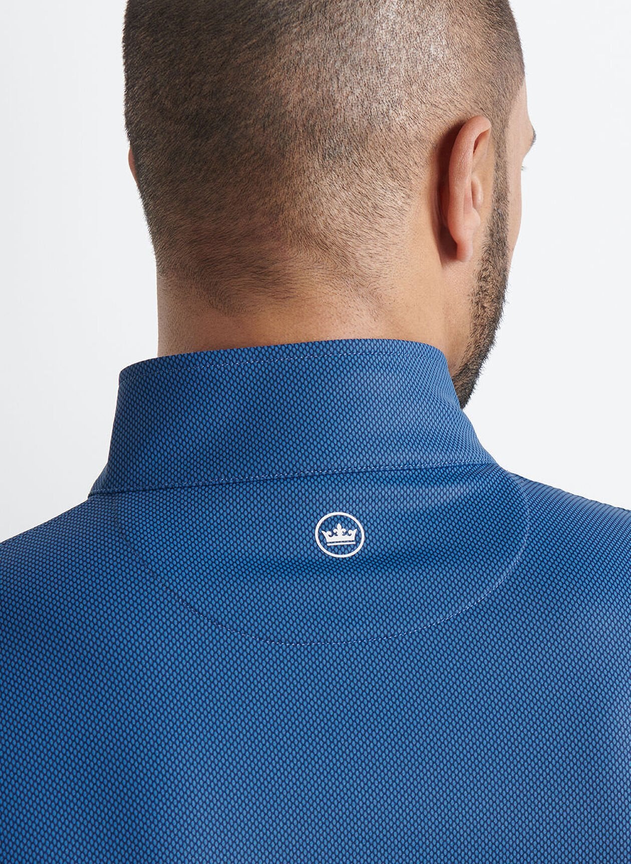 Perth Birdseye Performance Quarter-Zip Blue Haze
