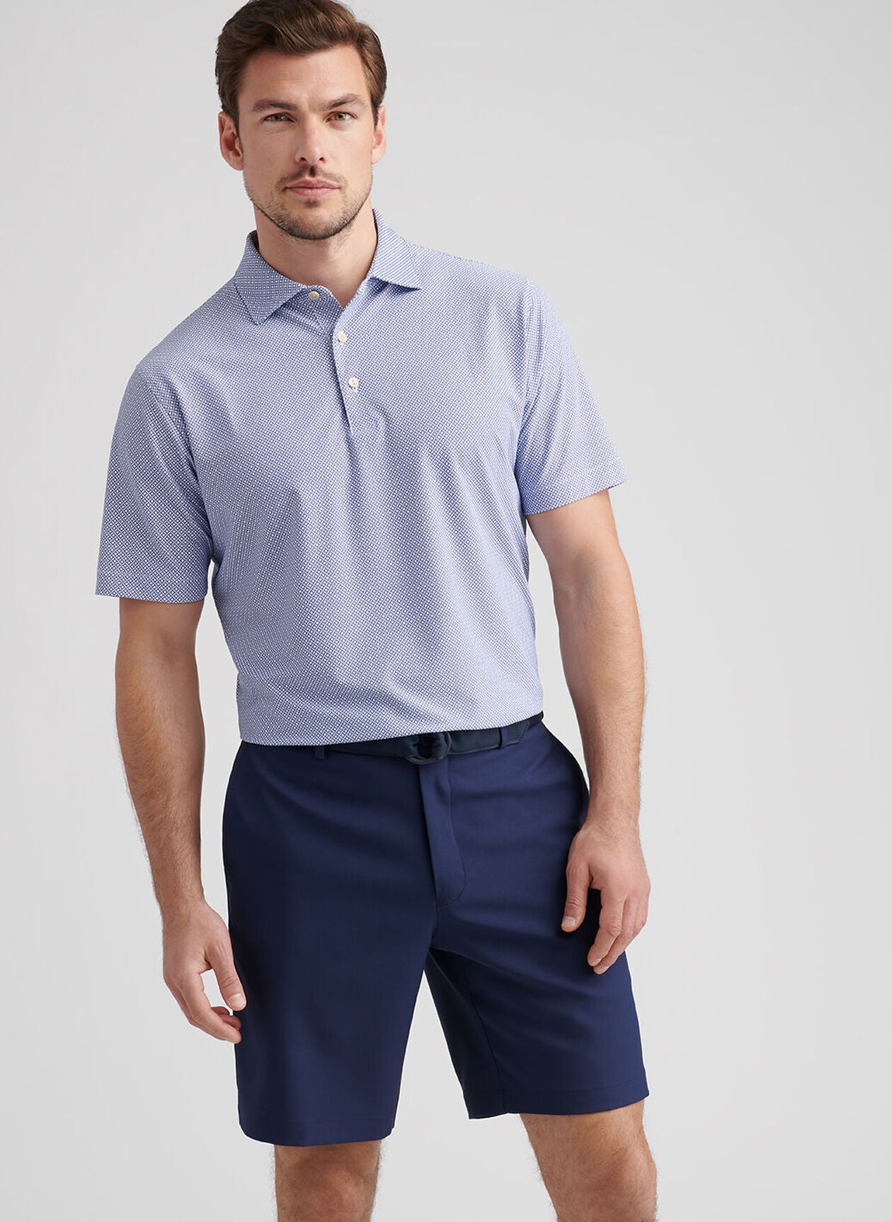 Porta Performance Mesh Polo White