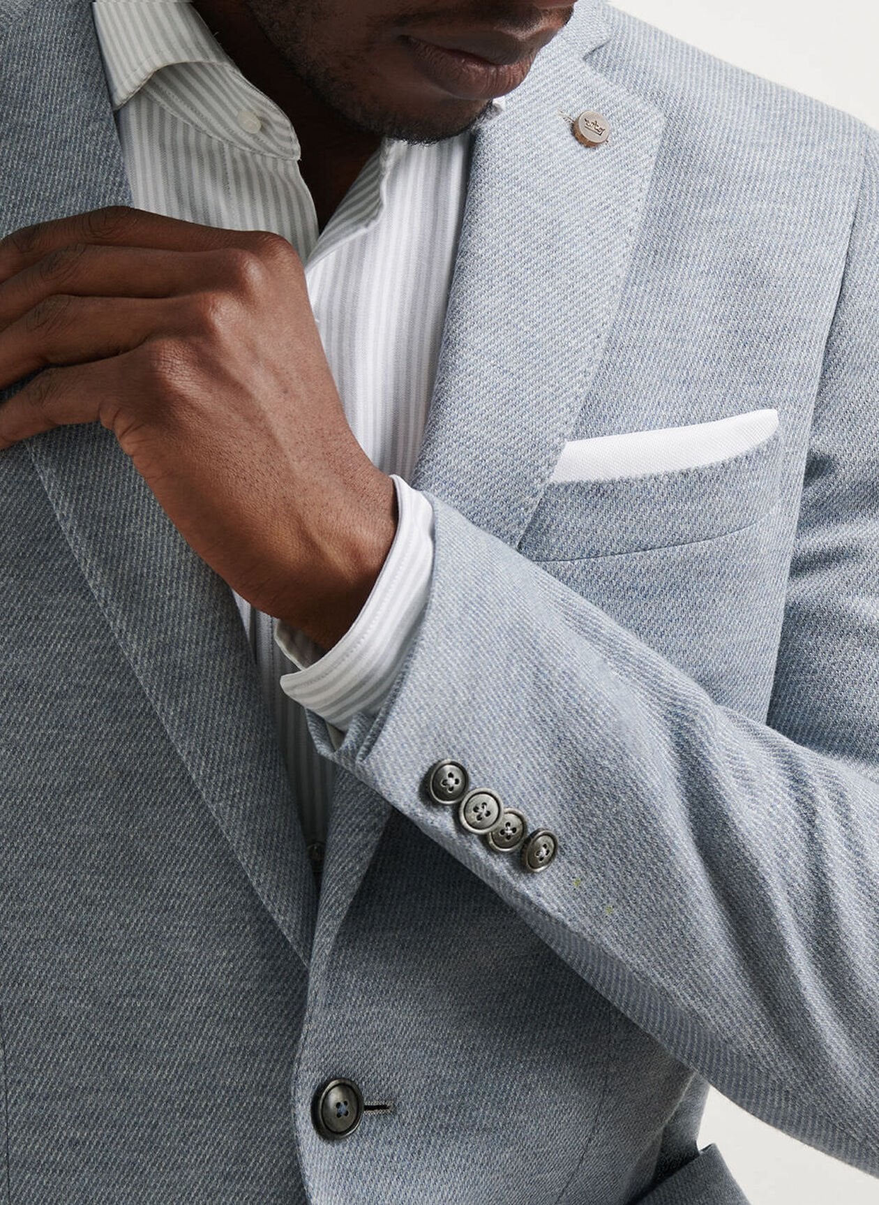 Barclay Knit Soft Jacket Rain Cloud