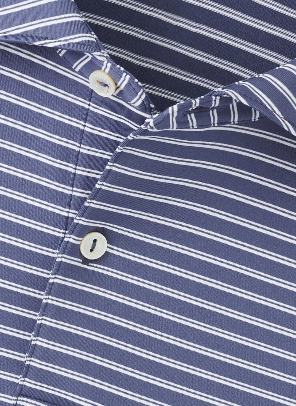 Bridge Performance Jersey Polo Nebula Blue