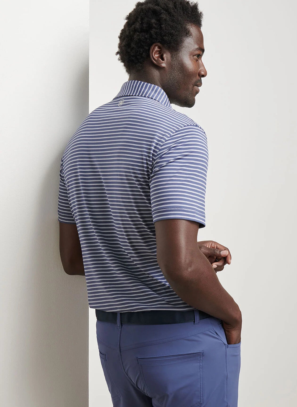 Bridge Performance Jersey Polo Nebula Blue