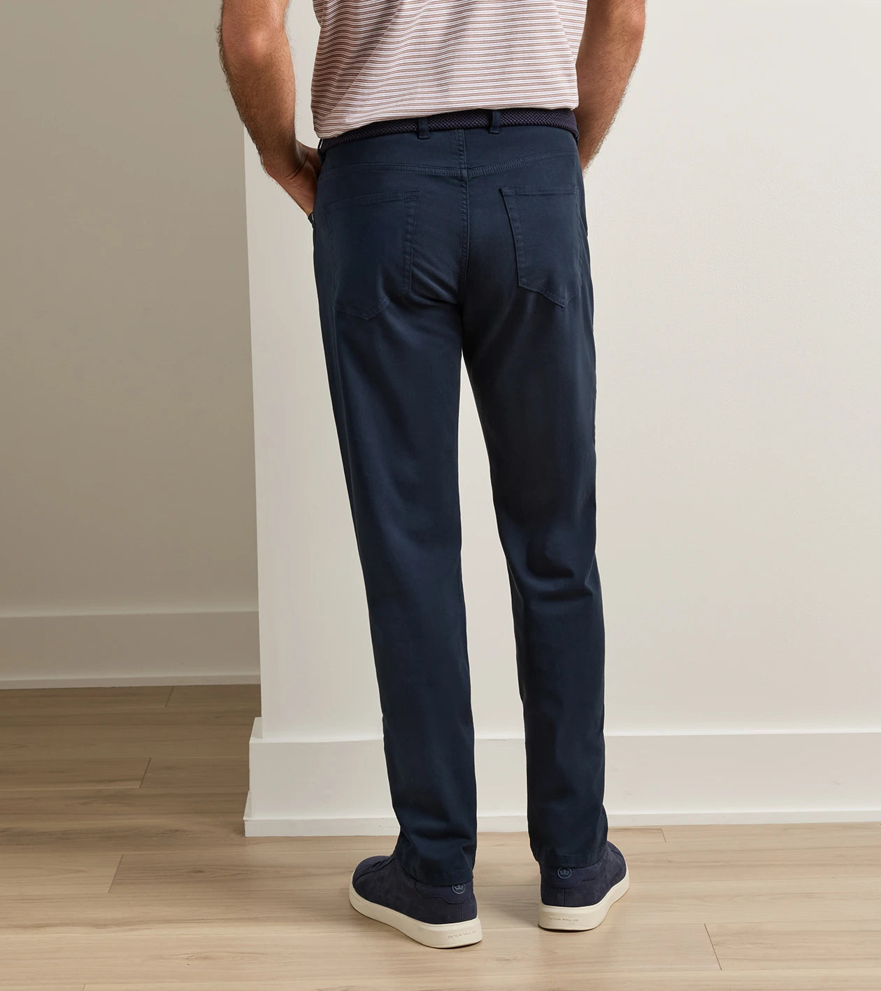 Signature Sateen Five-Pocket Pant Midnight Navy
