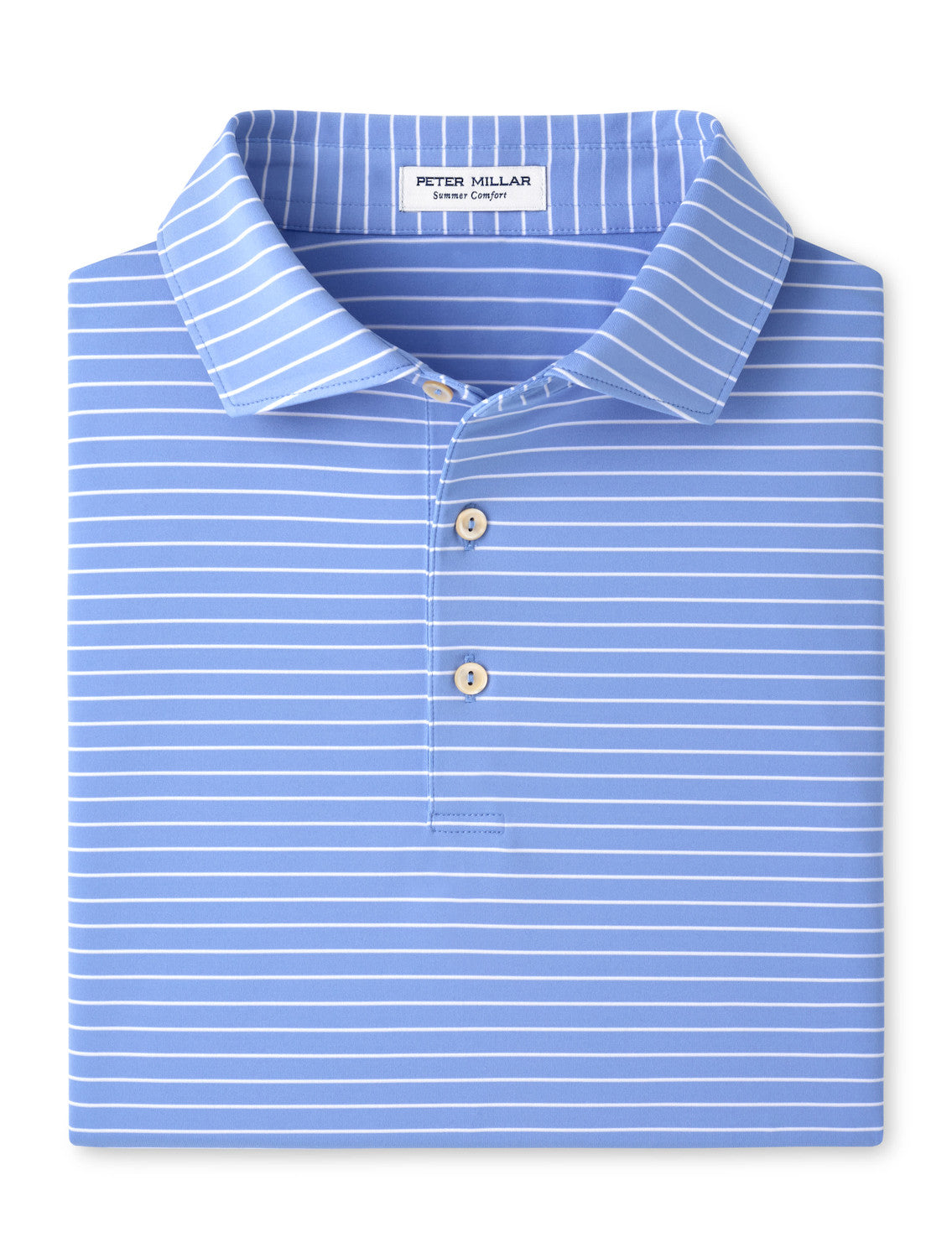 OAKS PERFORMANCE JERSEY POLO ESTATE BLUE