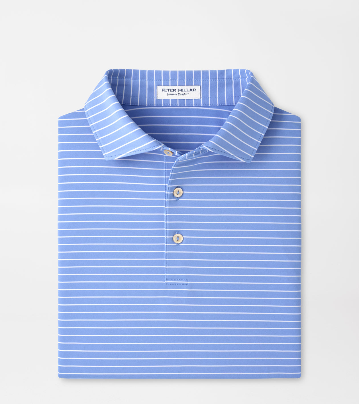 OAKS PERFORMANCE JERSEY POLO ESTATE BLUE