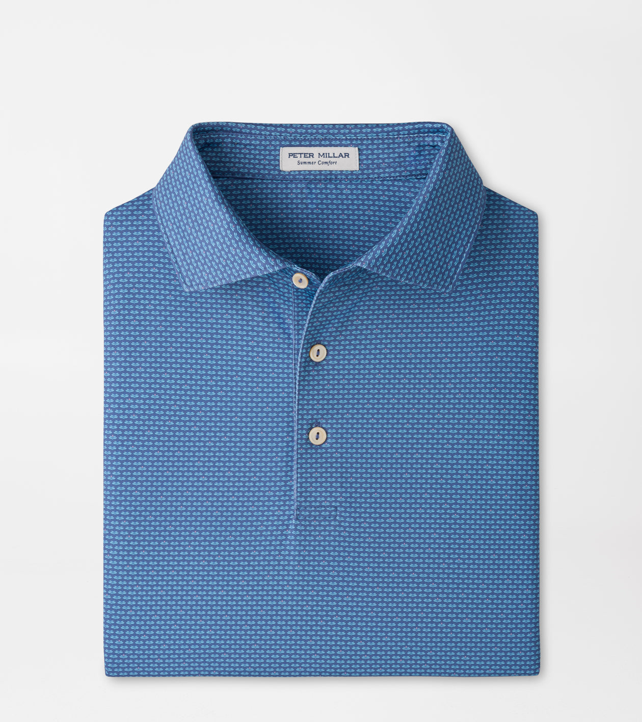 HAGUE PERFORMANCE JERSEY POLO BALI BLUE