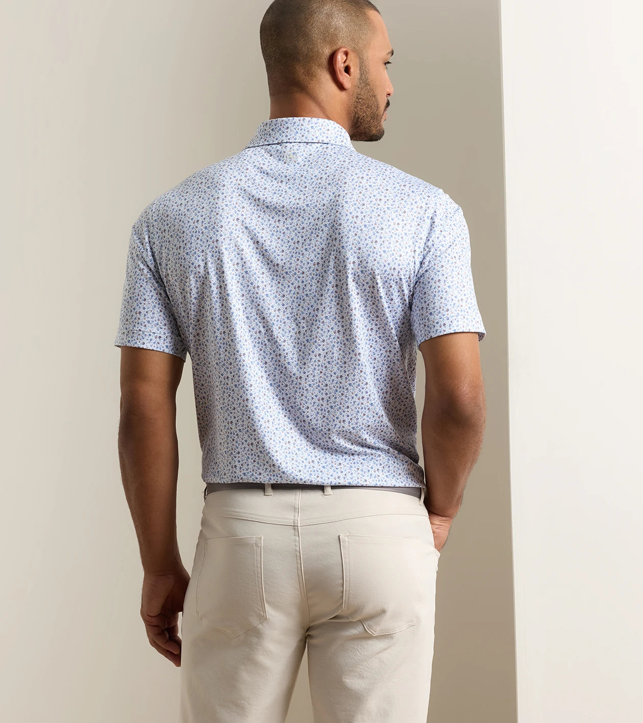 RANCH WATER PERFORMANCE JERSEY POLO WHITE