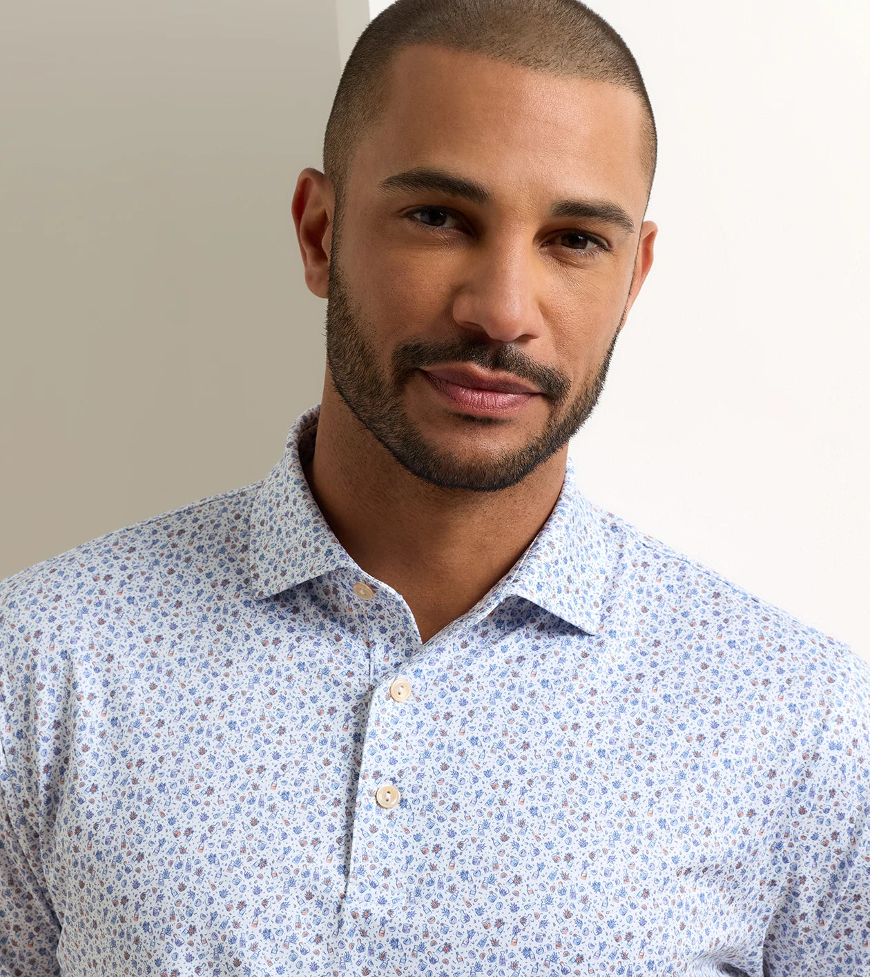 RANCH WATER PERFORMANCE JERSEY POLO WHITE