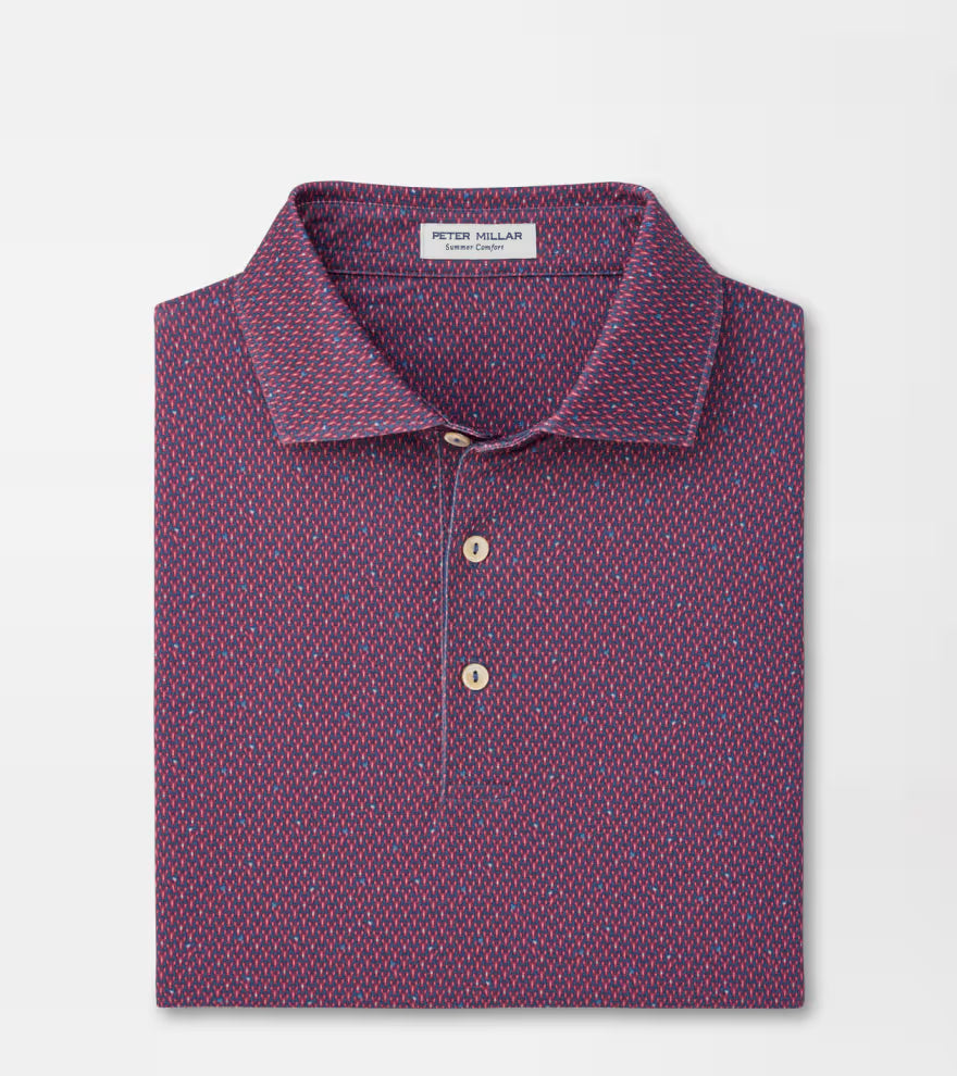 LOBSTER BOIL PERFORMANCE JERSEY POLO BALI BLUE