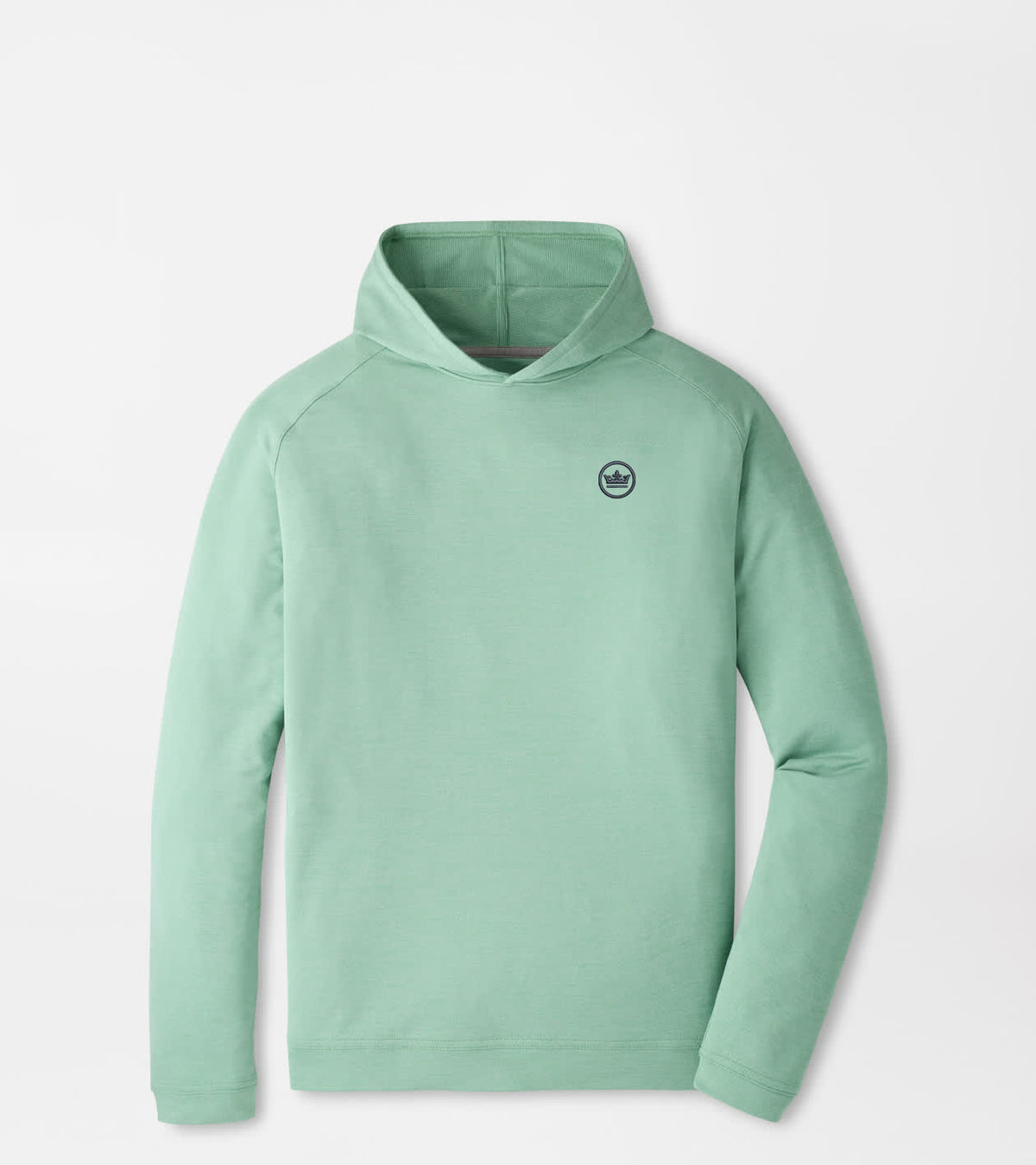 Crown Seal Logo Pine Performance Hoodie Fresh Mint