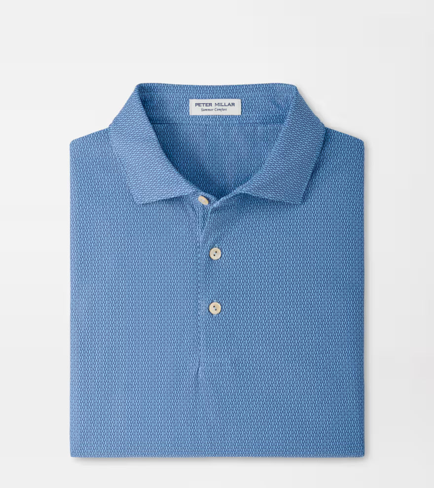 Currituck Performance Mesh Polo Cottage Blue