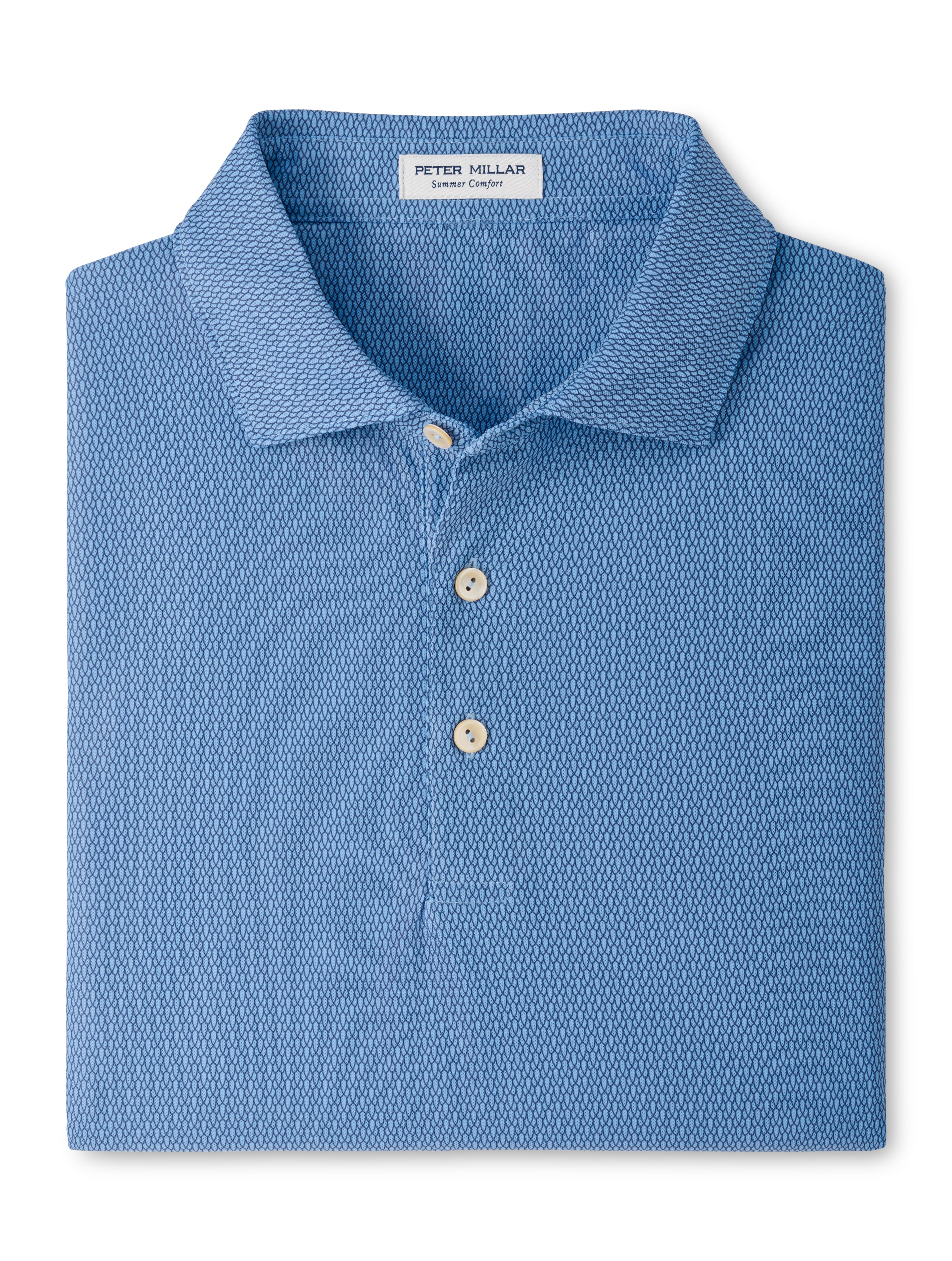 Currituck Performance Mesh Polo Cottage Blue