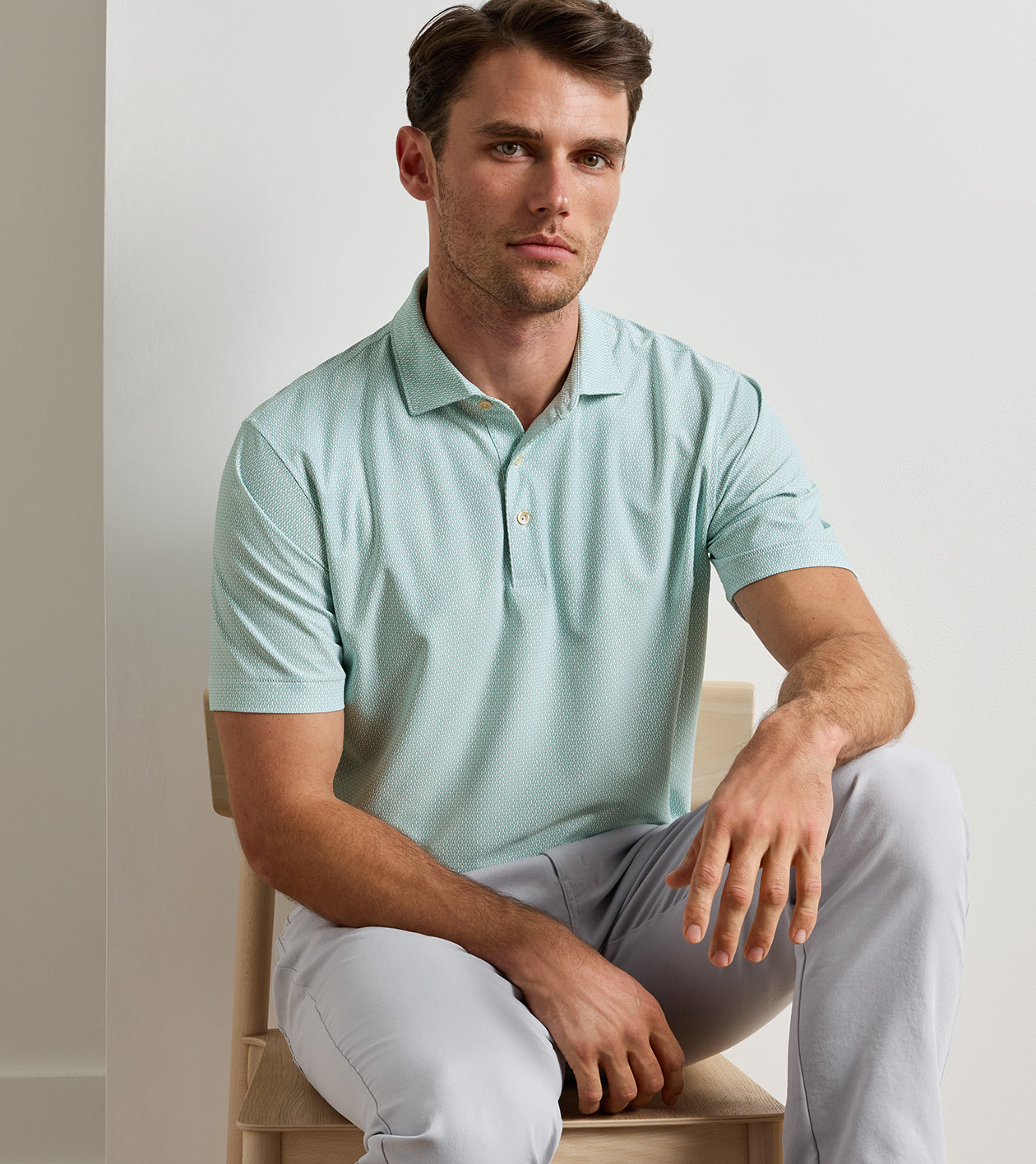 Currituck Performance Mesh Polo White