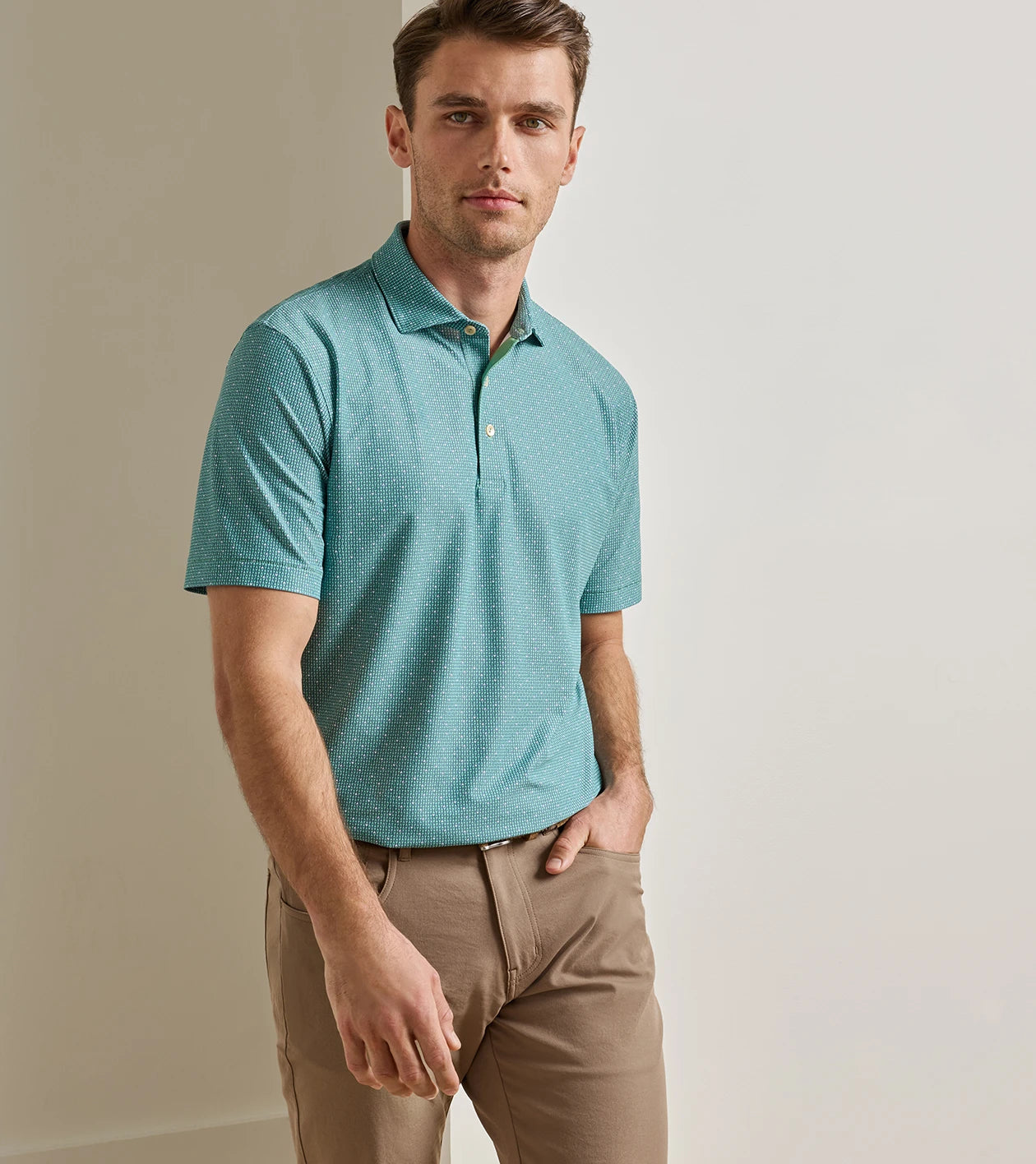 Dirty Martini Performance Mesh Polo Fresh Mint