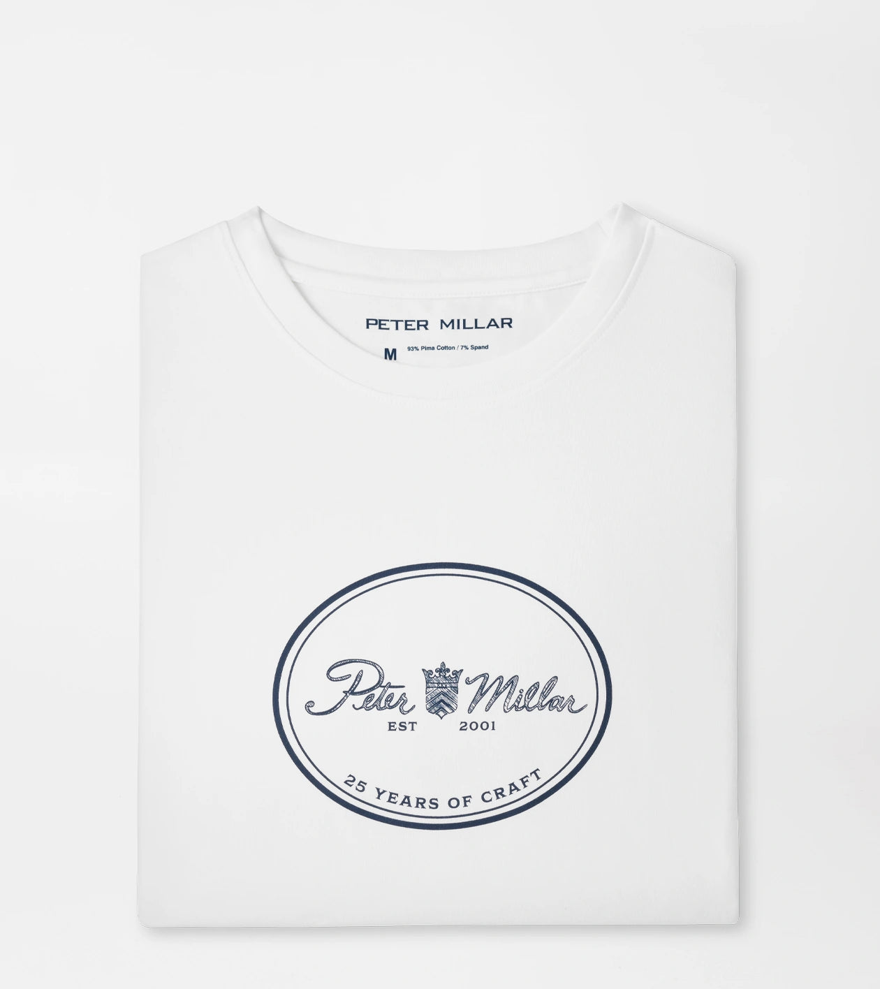 25th Anniversary T-Shirt Navy White