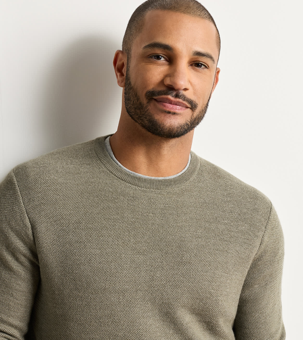 Autumn Crest Honeycomb Crewneck Sweater Fatigue
