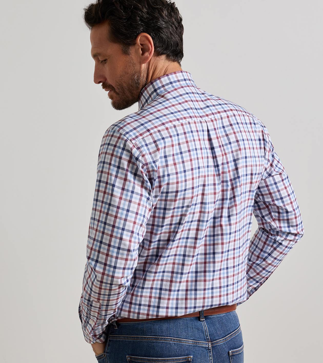 Elliot Crown Lite Cotton-Stretch Sport Shirt Lakeside