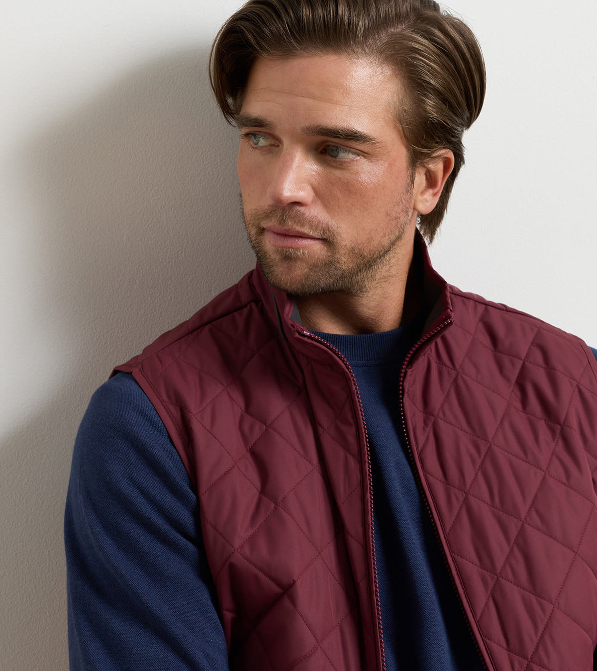 Essex Vest Bordeaux
