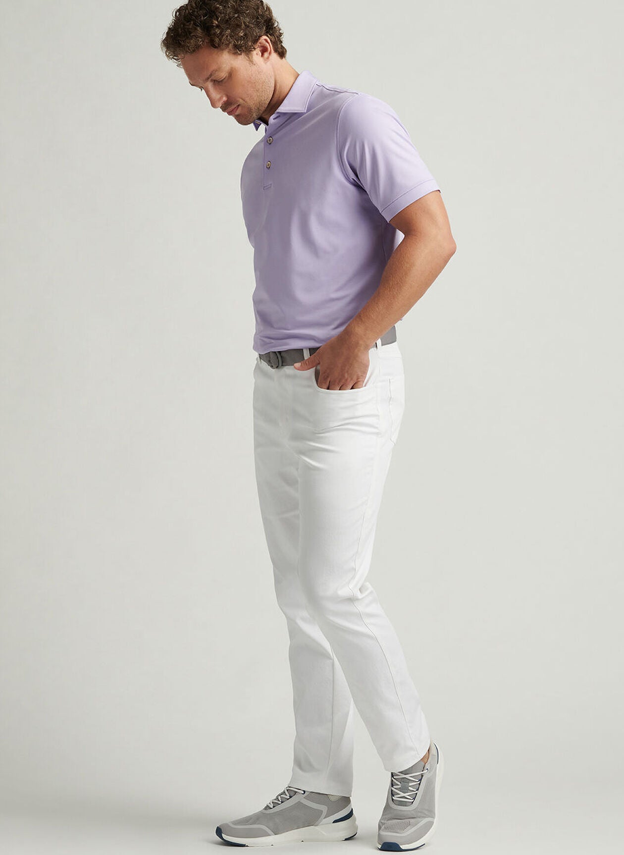 EB66 Performance Five-Pocket Pant 34" White