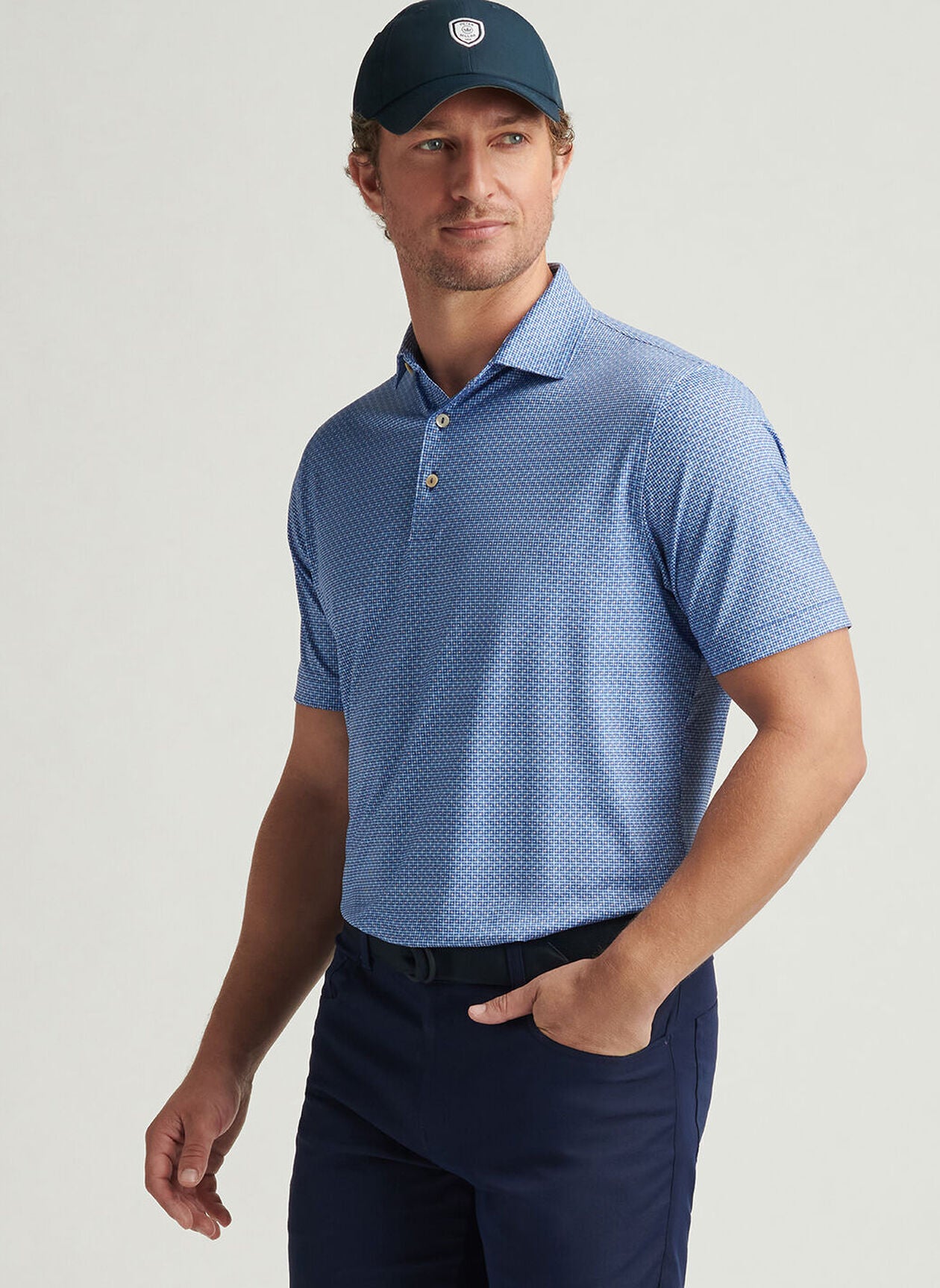 VEGA PERFORMANCE JERSEY POLO SAILOR BLUE