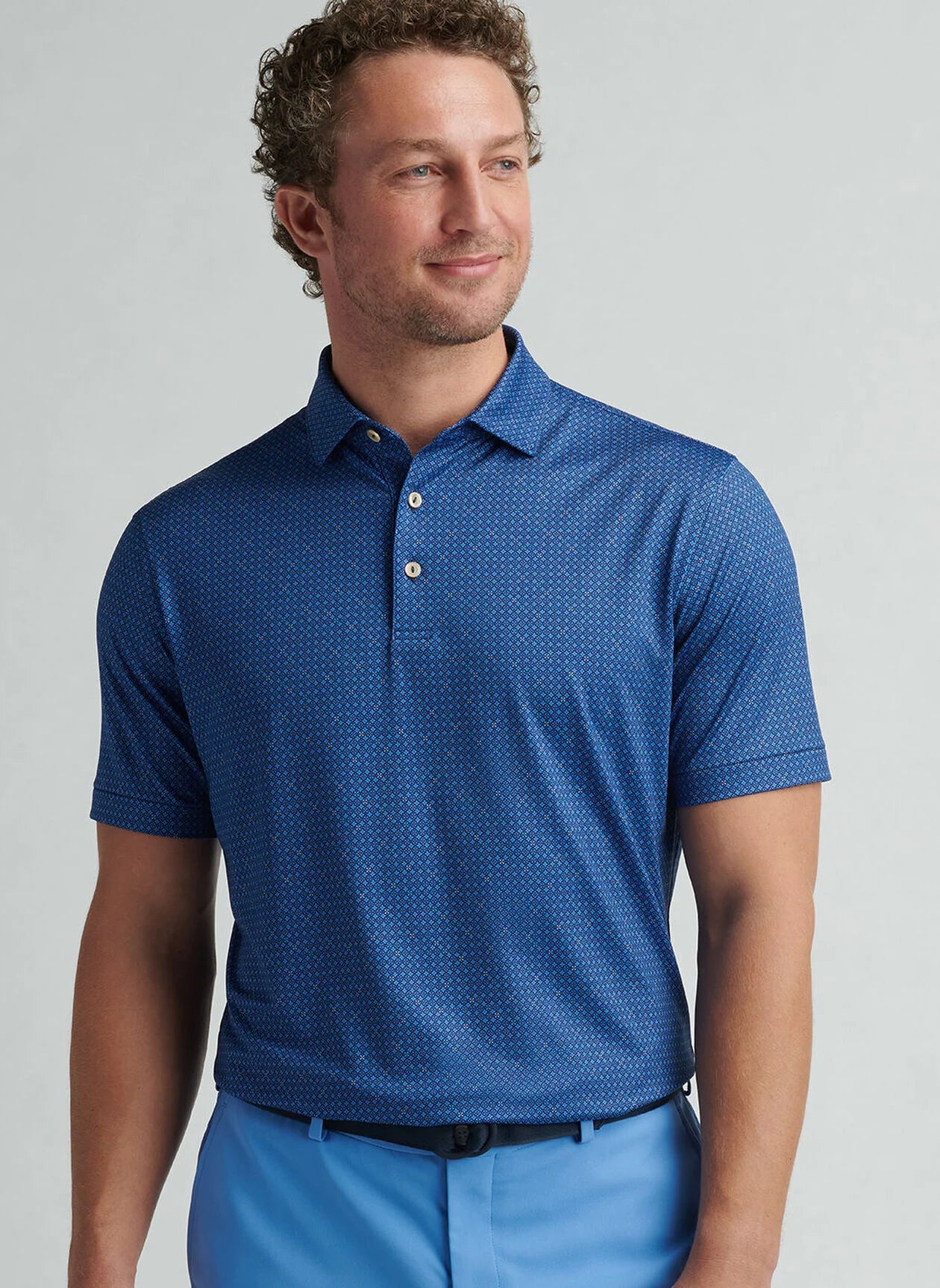 CASTELLINA PERFORMANCE JERSEY POLO NAVY