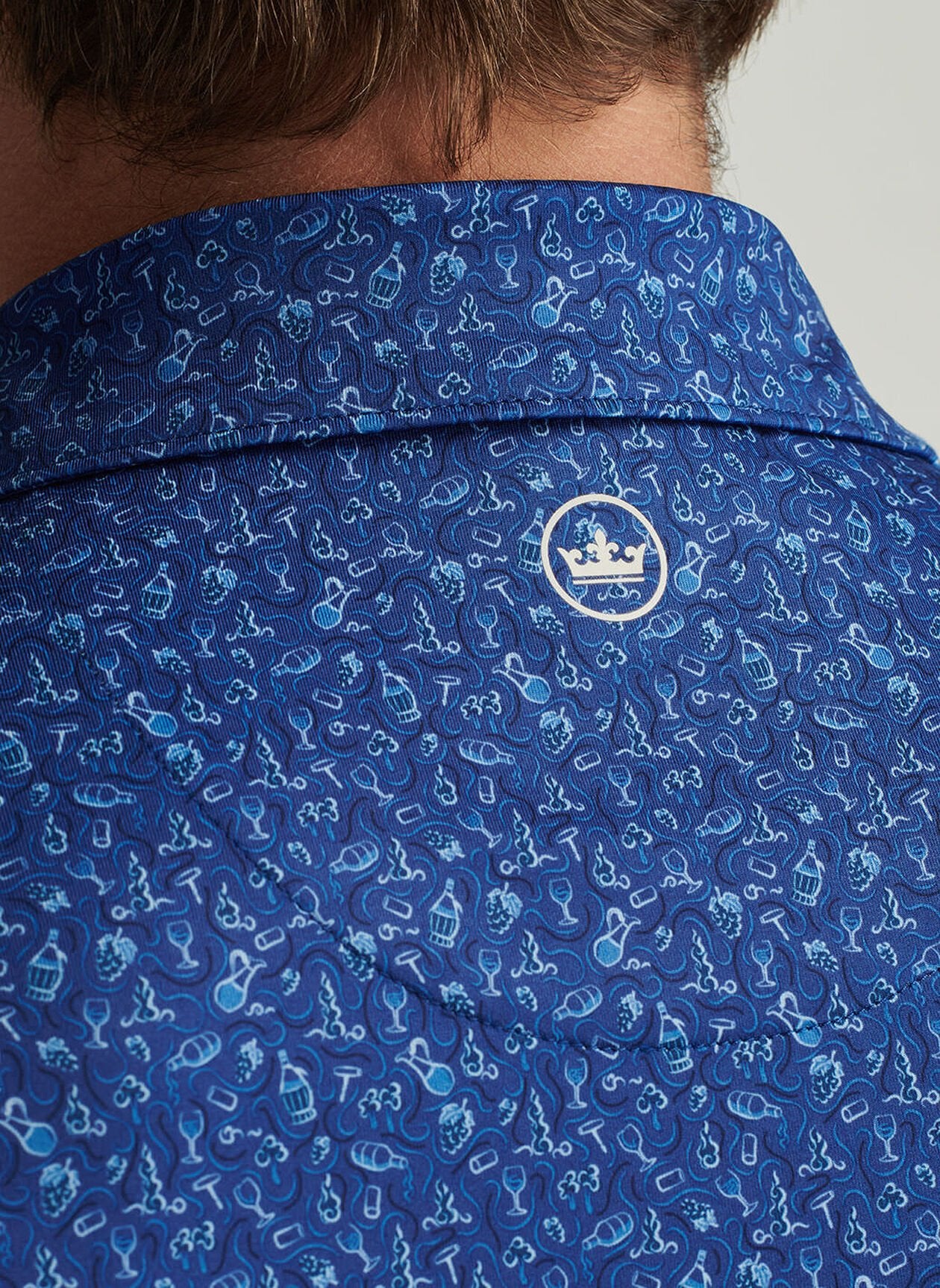 WINE COUNTRY PERFORMANCE JERSEY POLO SPORT NAVY
