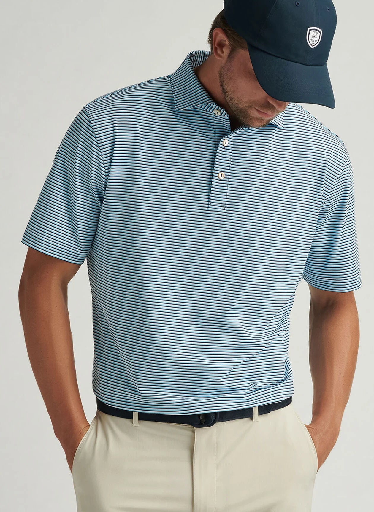 LINDEN PERFORMANCE JERSEY POLO NAVY