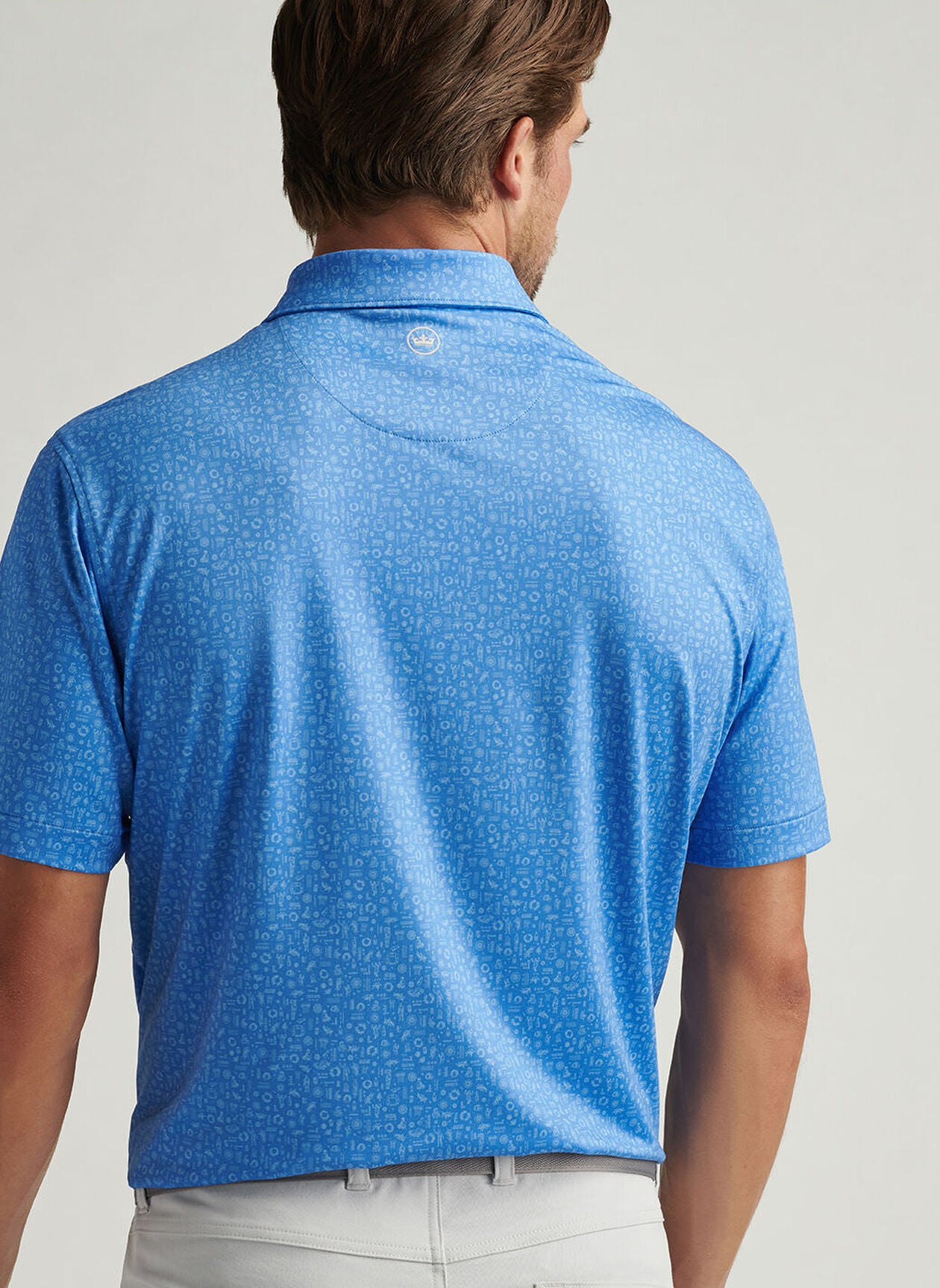 TOGA PARTY PERFORMANCE JERSEY POLO BLUE SEA