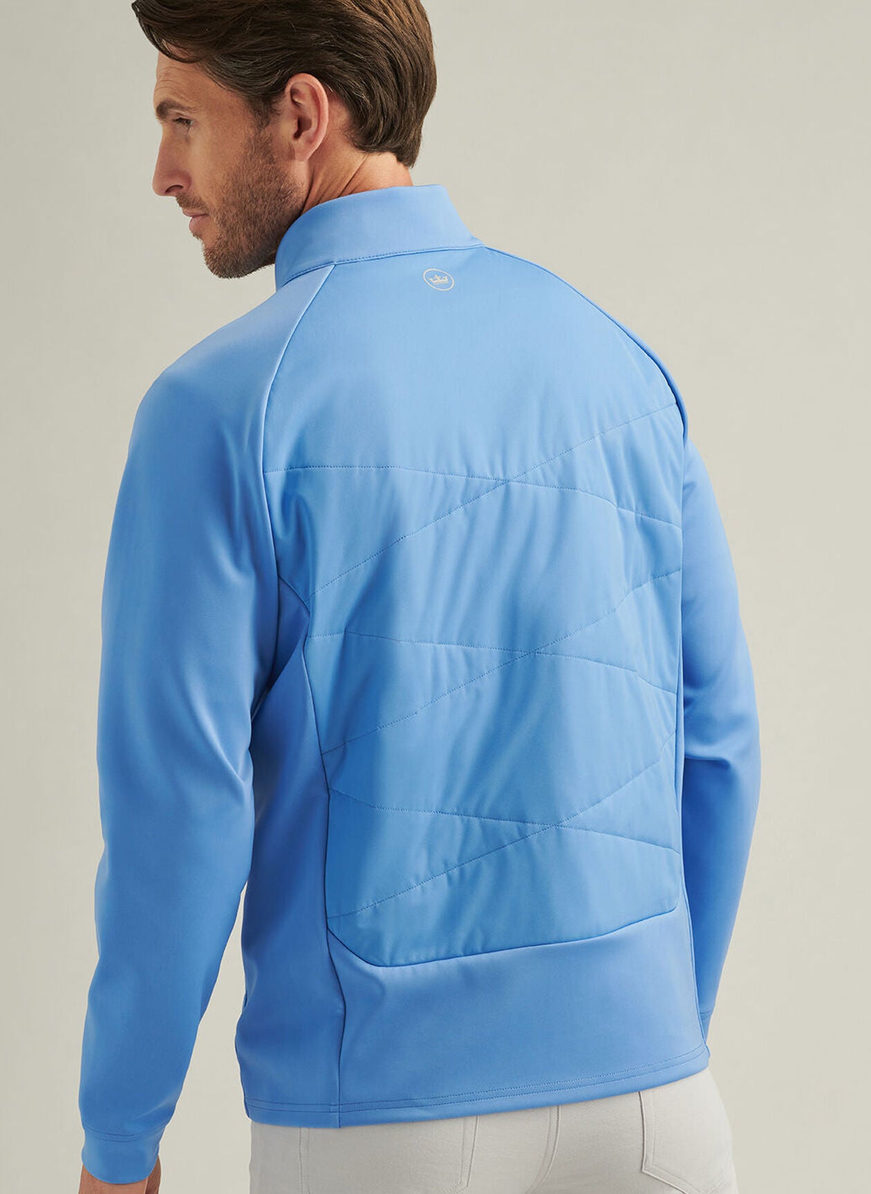 MERGE HYBRID JACKET BLUE SEA