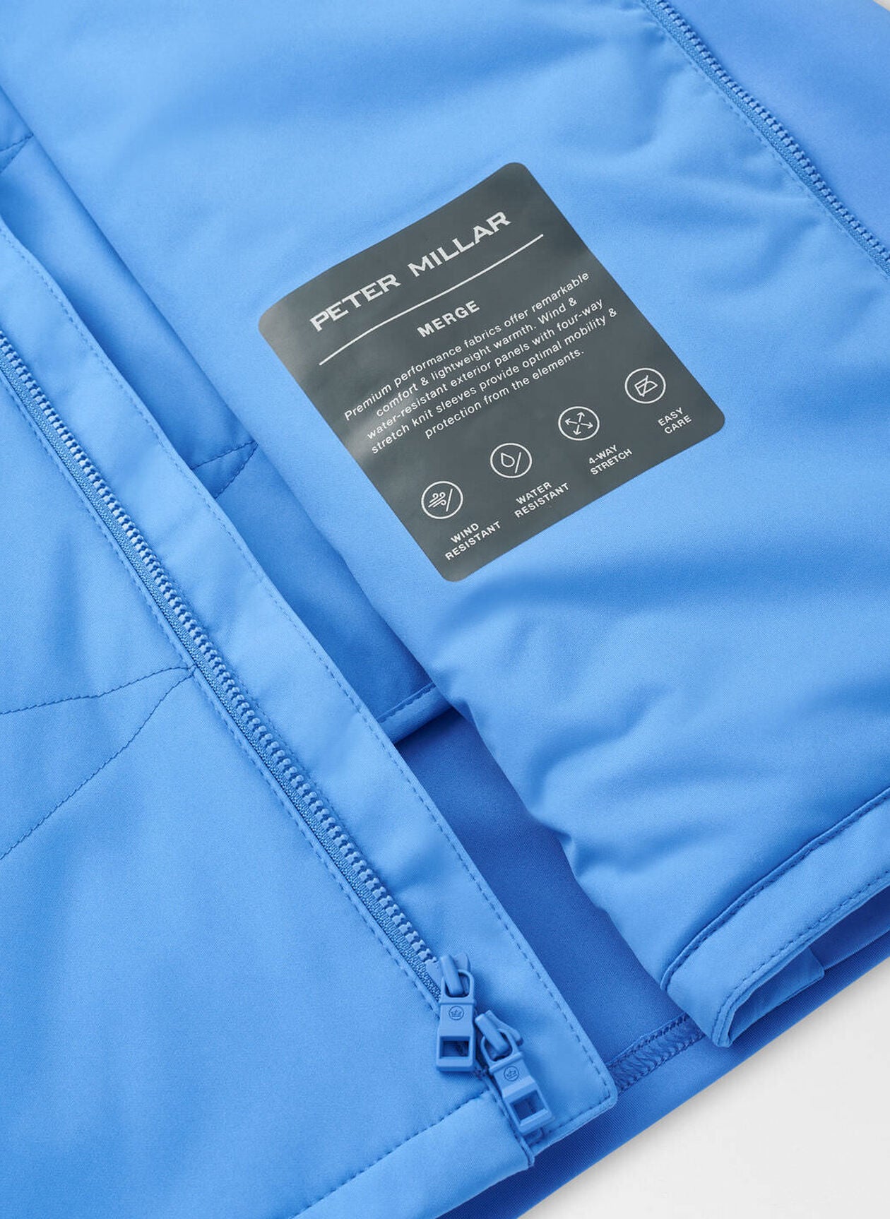 MERGE HYBRID JACKET BLUE SEA